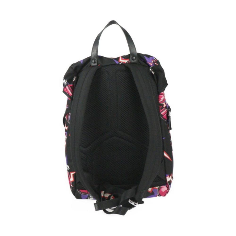 Black Leather Prada Backpack