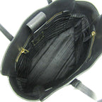 Black Leather Prada Shoulder Bag
