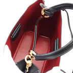 Black Leather Prada Handbag