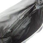 Black Leather Prada Shoulder Bag