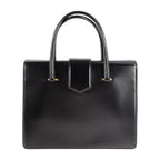 Black Leather Prada Handbag