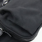 Black Leather Prada Belt Bags