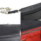 Black Leather Prada Shoulder Bag