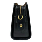 Black Leather Prada Shoulder Bag