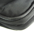 Black Leather Prada Shoulder Bag