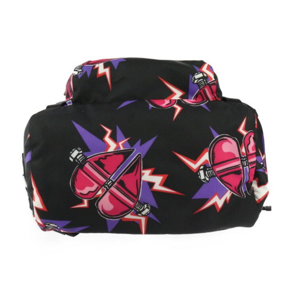 Black Leather Prada Backpack