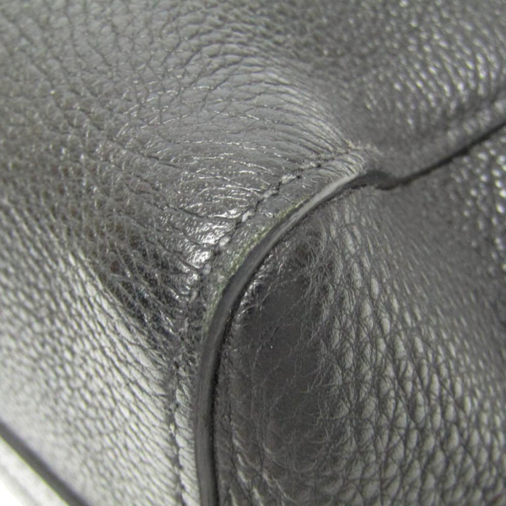 Black Leather Prada Shoulder Bag