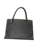 Black Leather Prada Tote
