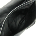 Black Leather Prada Shoulder Bag