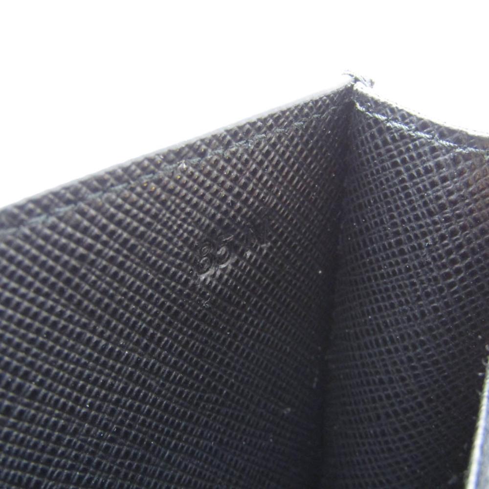 Black Leather Prada Clutch