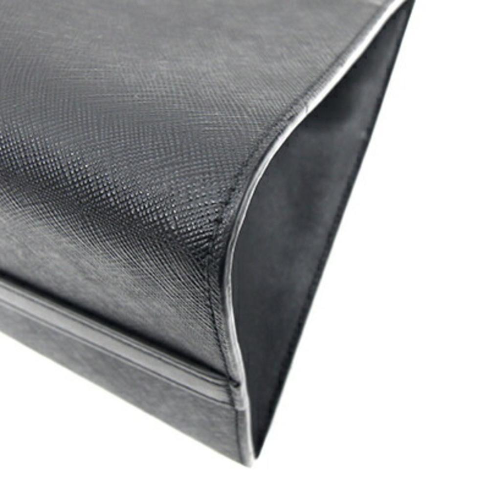 Black Leather Prada Handbag