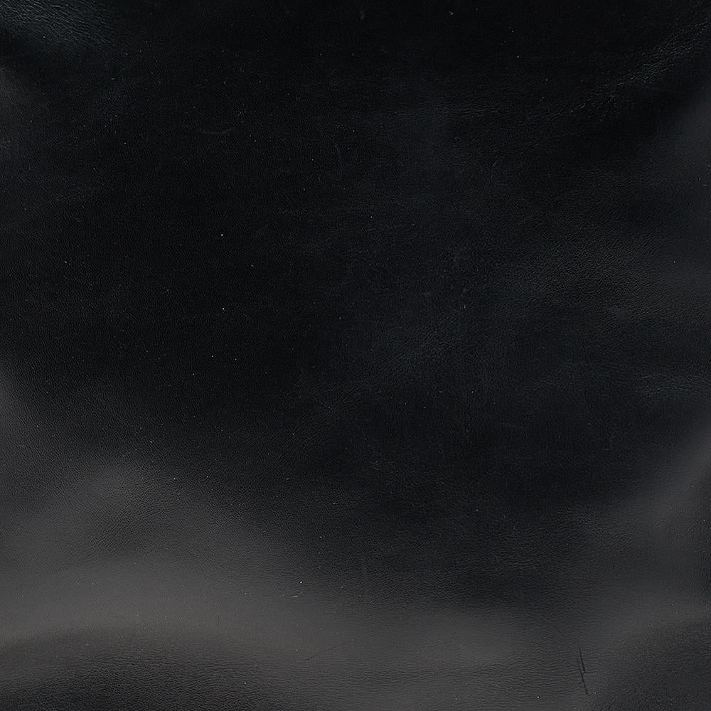 Black Leather Prada Tote