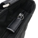 Black Leather Prada Shoulder Bag