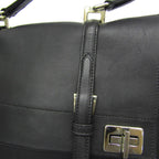 Black Leather Prada Shoulder Bag