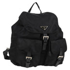 Black Nylon Prada Backpack