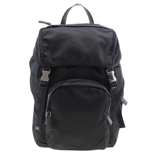 Black Nylon Prada Backpack