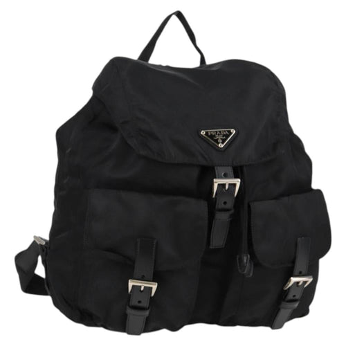 Black Nylon Prada Backpack
