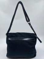 Black Nylon Prada Messenger Bag