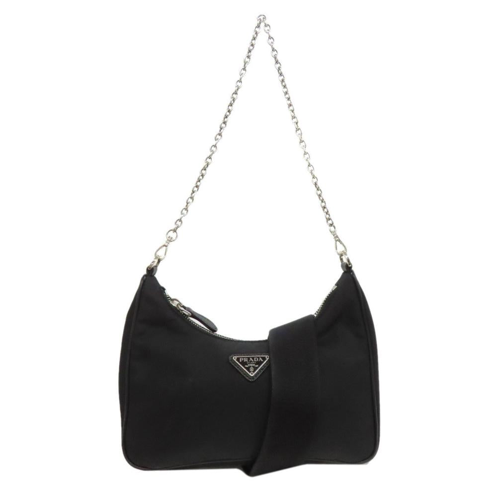 Black Nylon Prada Shoulder Bag