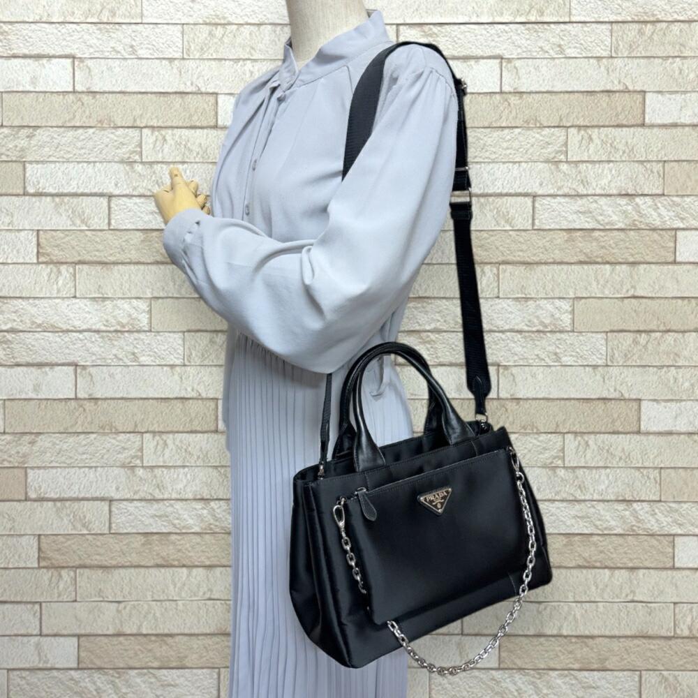 Black Nylon Prada Shoulder Bag