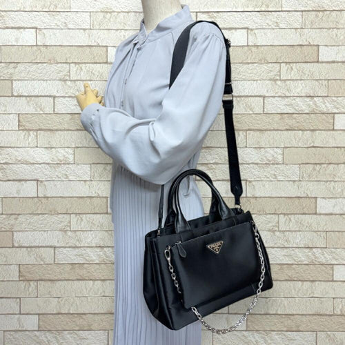 Black Nylon Prada Shoulder Bag