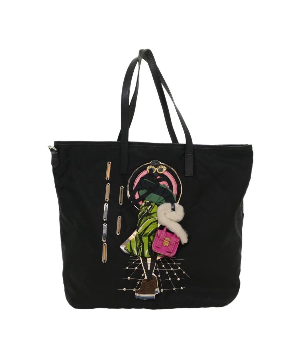 Black Nylon Prada Tote