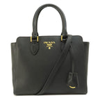 Black Plastic Prada Handbag