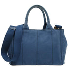 Blue Canvas Prada Canapa Tote