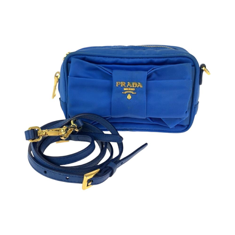 Blue Canvas Prada Tessuto