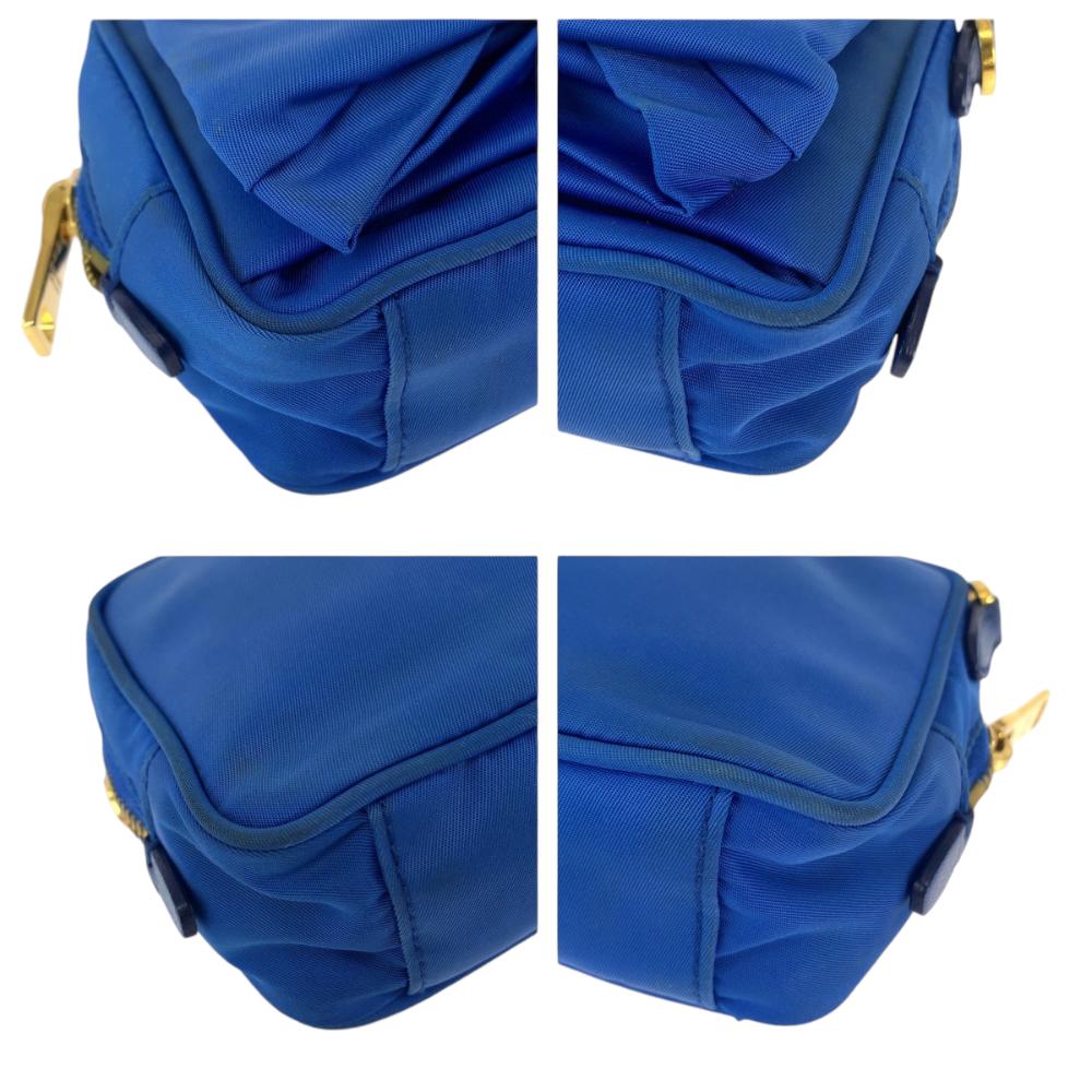 Blue Canvas Prada Tessuto