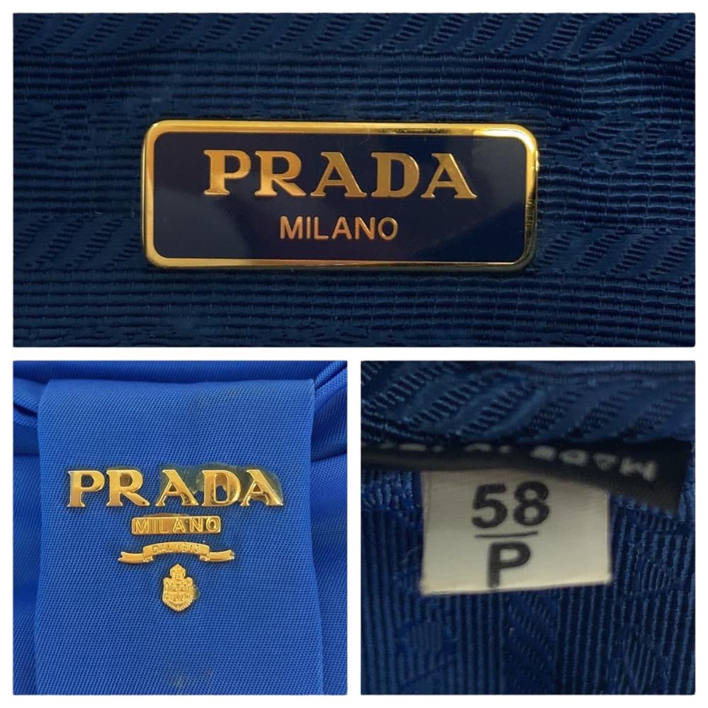 Blue Canvas Prada Tessuto
