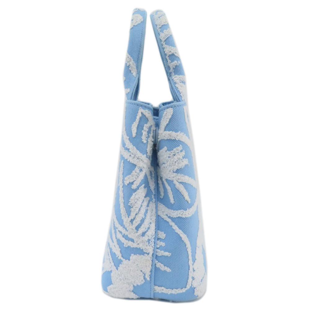 Blue Canvas Prada Tote