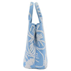 Blue Canvas Prada Tote