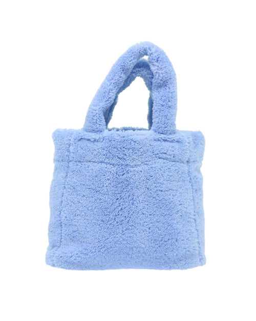 Blue Cotton Prada Handbag