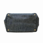 Blue Denim Prada Canapa Tote