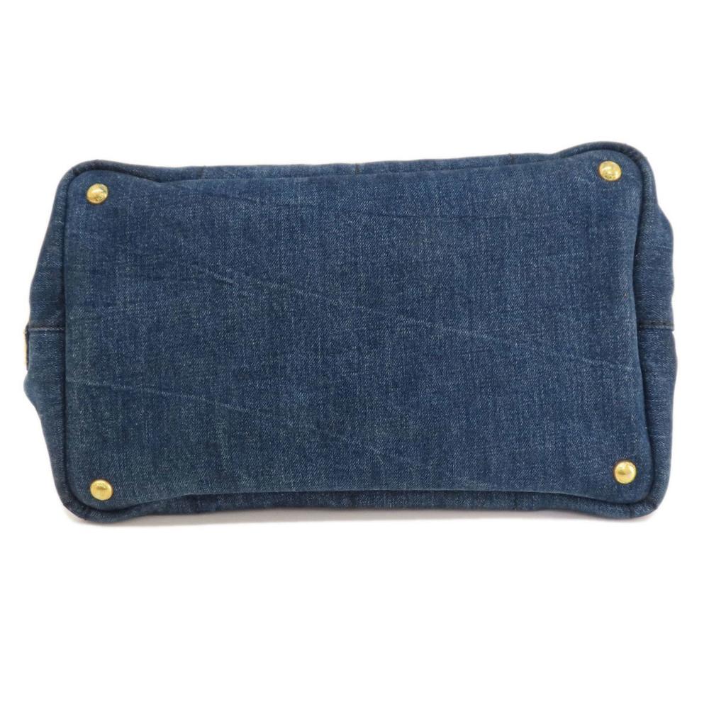 Blue Denim Prada Tote
