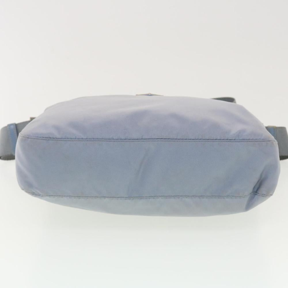 Blue Fabric Prada Shoulder Bag