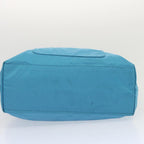 Blue Fabric Prada Tote