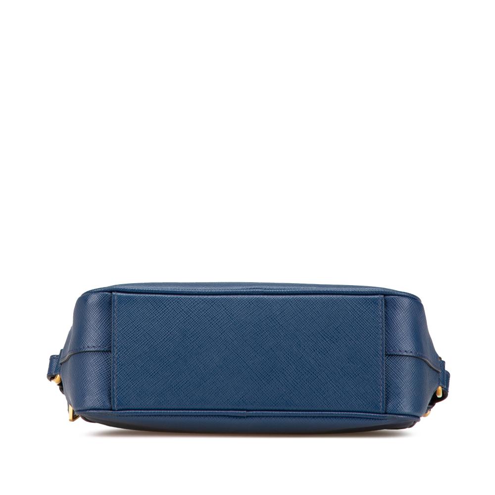 Blue Leather Prada Crossbody Bag