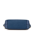 Blue Leather Prada Crossbody Bag