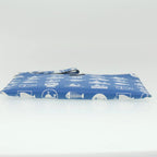 Blue Leather Prada Clutch