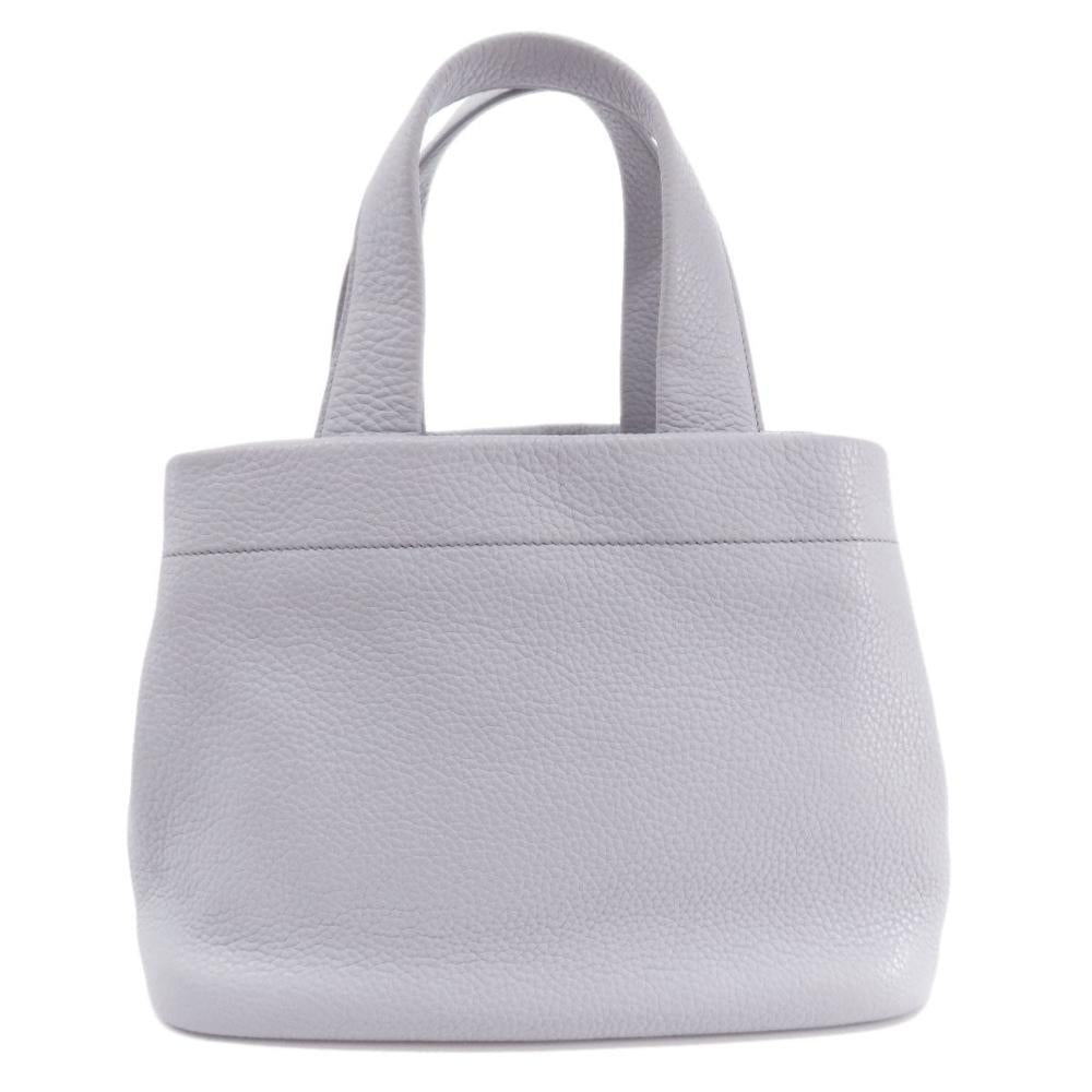 Blue Leather Prada Handbag