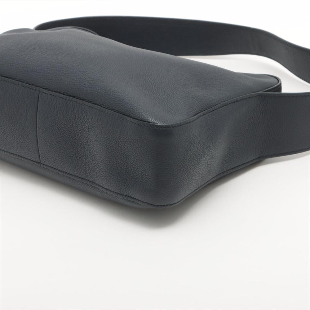 Blue Leather Prada Handbag