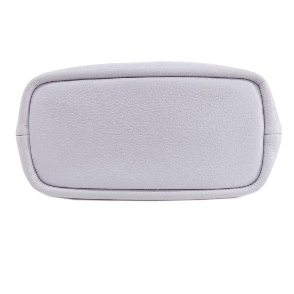 Blue Leather Prada Handbag