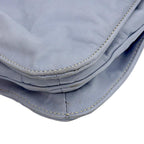 Blue Leather Prada Handbag