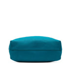 Blue Leather Prada Tote