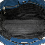Blue Leather Prada Tote
