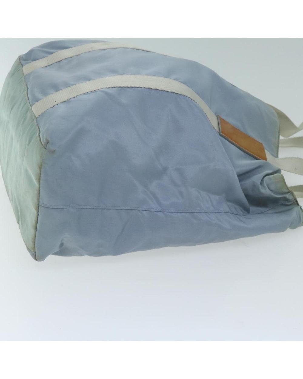 Blue Nylon Prada Canapa Tote