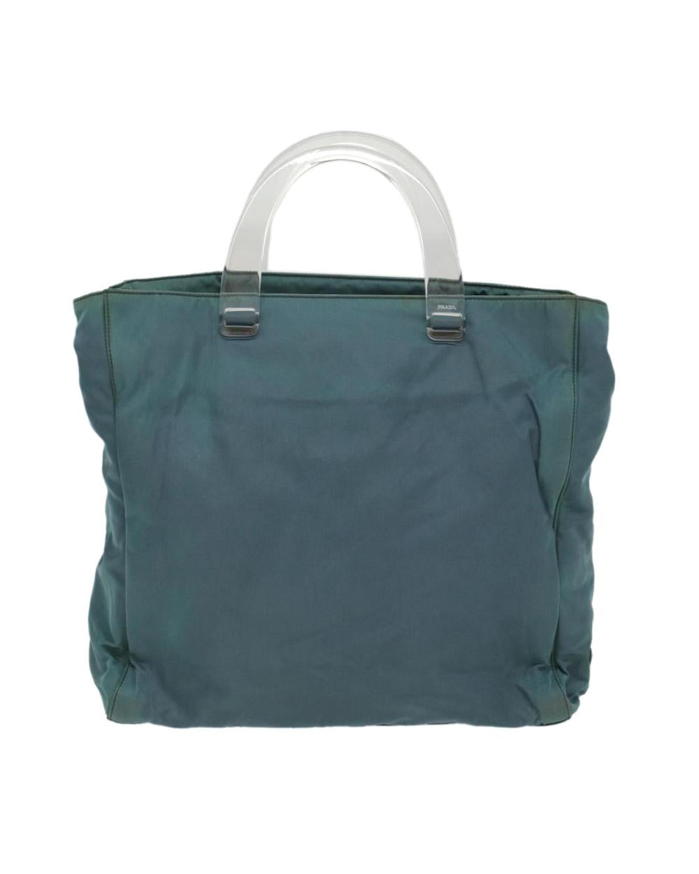 Blue Nylon Prada Handbag