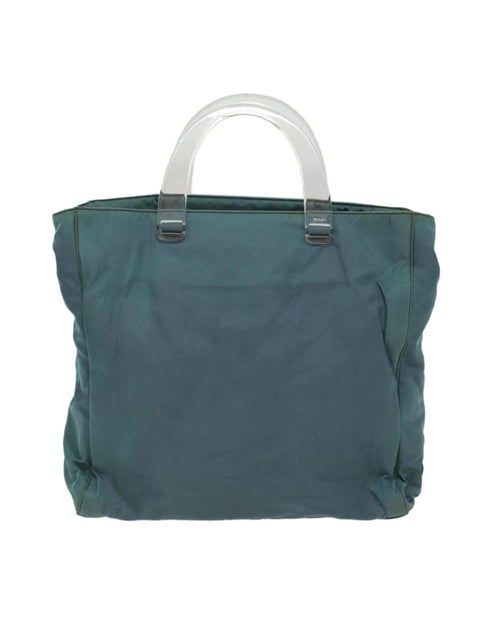Blue Nylon Prada Handbag